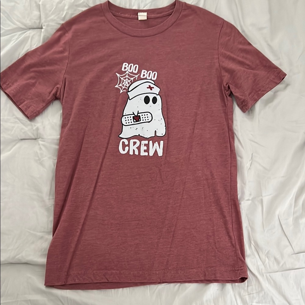 Boo Boo Crew Graphic T-Shirt - Red